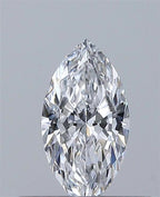 Diamante Naturale Taglio Marquise 0.3ct VG/EX D VS2 - GIA - 6.86x3.57x2.13mm