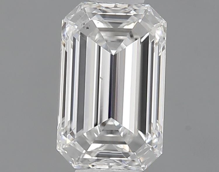 Diamante Naturale Taglio Smeraldo 0.53ct VG/EX F VS2 - GIA - 5.78x3.66x2.5mm