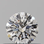 Diamante Naturale Taglio Brillante 0.34ct EX/EX/VG F VS1 - GIA - 4.5x4.48x2.76mm