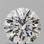 Diamante Naturale Taglio Brillante 0.6ct 3EX F VVS2 - GIA - 5.4x5.38x3.38mm