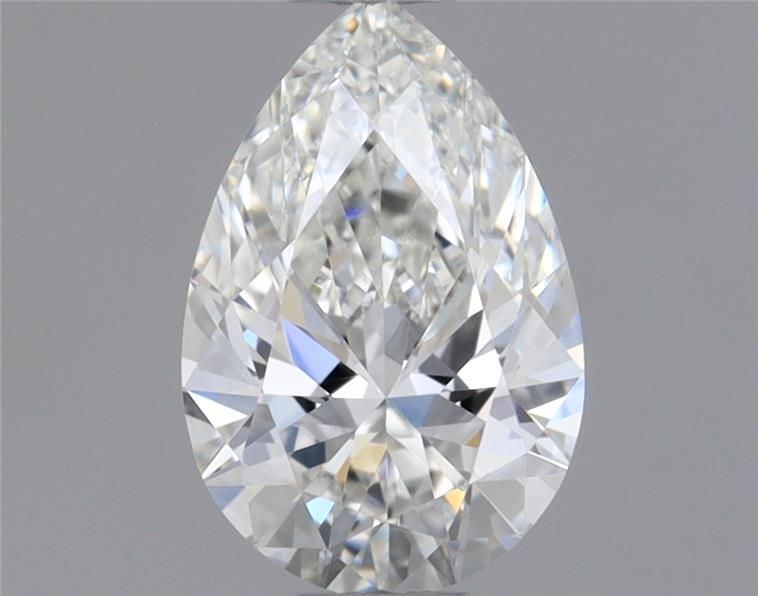 Diamante Naturale Taglio Goccia 0.4ct VG/EX H VVS2 - GIA - 6.46x4.25x2.54mm