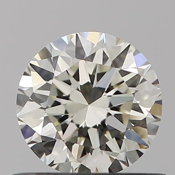 Diamante Naturale Taglio Brillante 0.5ct 3EX J VVS1 - IGI - 5.05x5.09x3.14mm