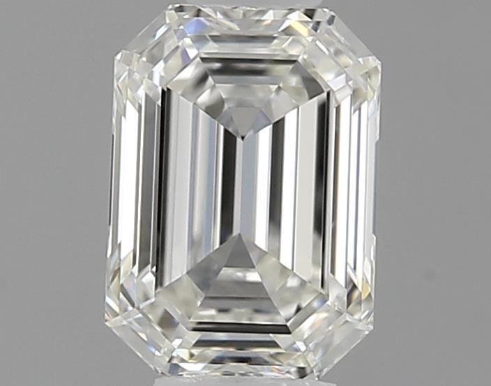 Diamante Naturale Taglio Smeraldo 0.5ct VG/EX J VVS1 - GIA - 5.38x3.88x2.44mm