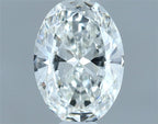 Diamante Naturale Taglio Ovale 0.5ct EX/EX G VVS2 - IGI - 6.43x4.59x2.54mm