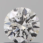 Diamante Naturale Taglio Brillante 0.5ct 3EX E VVS1 - GIA - 5.12x5.09x3.13mm