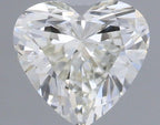 Diamante Naturale Taglio Cuore 0.42ct VG/EX J VS1 - GIA - 4.9x5.15x2.86mm