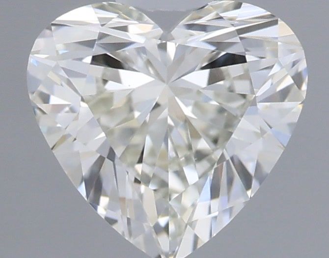 Diamante Naturale Taglio Cuore 0.42ct VG/EX J VS1 - GIA - 4.9x5.15x2.86mm