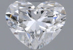 Diamante Naturale Taglio Cuore 0.53ct VG/EX D VVS2 - GIA - 4.67x5.57x3.35mm