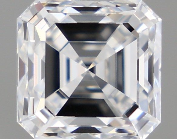 Diamante Taglio Smeraldo Quadrato 0.9ct EX/EX D VS2 - GIA - 5.22x5.18x3.7mm