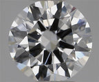 Diamante Naturale Taglio Brillante 0.57ct 3EX F VVS2 - GIA - 5.46x5.43x3.21mm