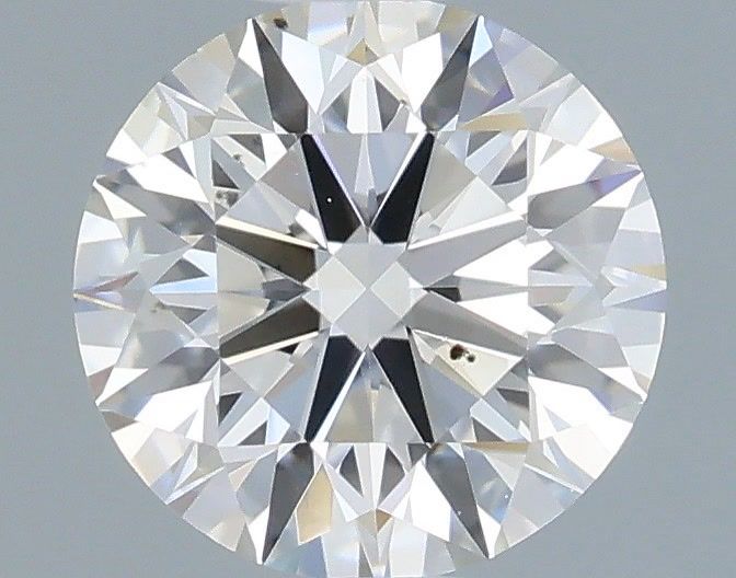 Diamante Naturale Taglio Brillante 0.5ct 3EX H VS2 - IGI - 5.07x5.11x3.14mm