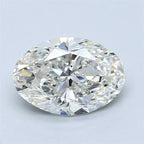 Diamante Naturale Taglio Ovale 1.3ct VG/EX J VS2 - GIA - 8.45x5.85x3.88mm