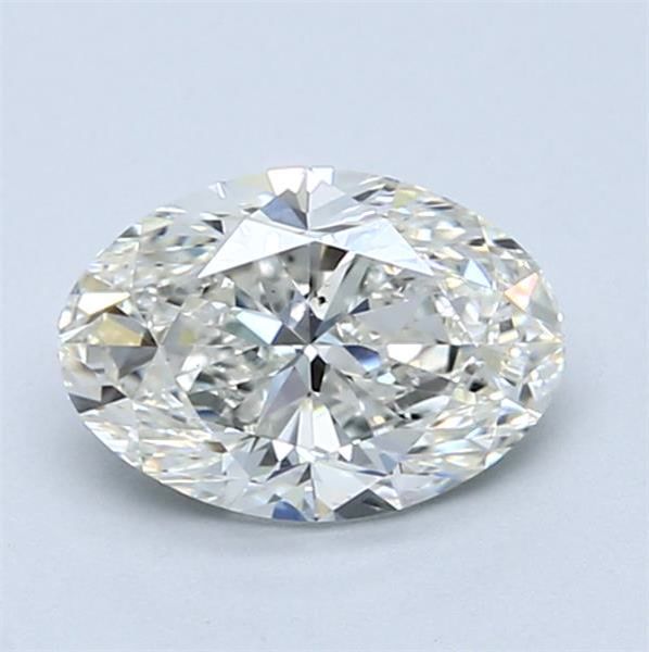 Diamante Naturale Taglio Ovale 1.3ct VG/EX J VS2 - GIA - 8.45x5.85x3.88mm
