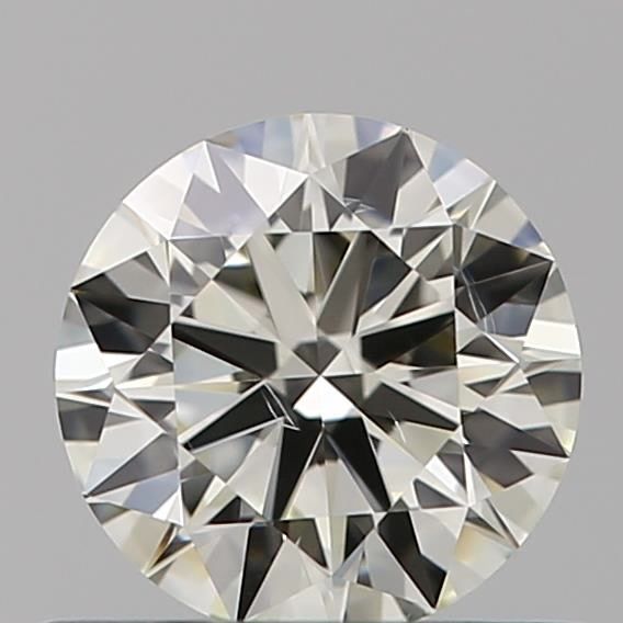 Diamante Naturale Taglio Brillante 0.5ct 3EX J VS2 - IGI - 5.1x5.13x3.08mm