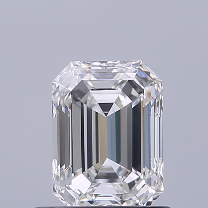 Diamante Naturale Taglio Smeraldo 0.7ct VG/EX E IF - GIA - 5.88x4.29x2.91mm