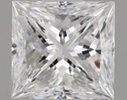 Diamante Naturale Taglio Princess 0.6ct VG/EX E VS2 - GIA - 4.85x4.63x3.36mm
