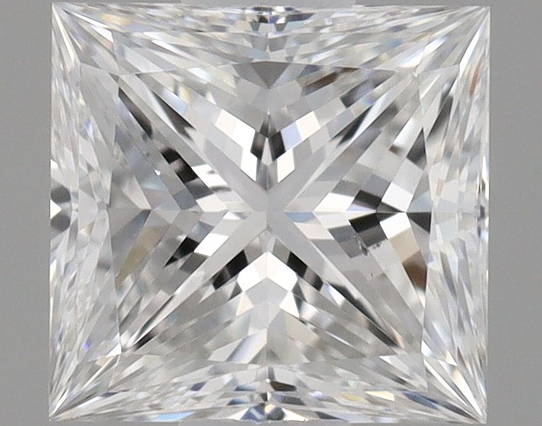Diamante Naturale Taglio Princess 0.6ct VG/EX E VS2 - GIA - 4.85x4.63x3.36mm