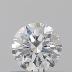 Diamante Naturale Taglio Brillante 0.51ct 3EX F IF - GIA - 5.11x5.09x3.2mm
