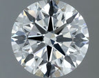 Diamante Naturale Taglio Brillante 0.72ct 3EX F VS1 - GIA - 5.75x5.71x3.55mm