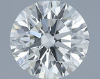 Diamante Naturale Taglio Brillante 1.26ct 3EX J IF - GIA - 6.89x6.84x4.31mm