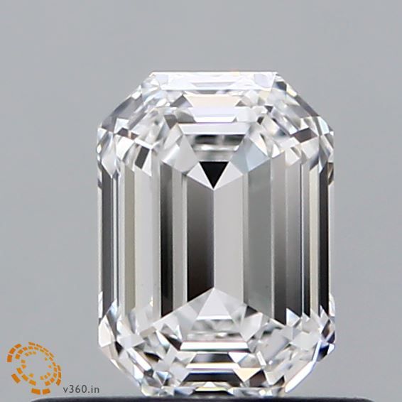Diamante Naturale Taglio Radiant 0.5ct VG/EX E VVS2 - GIA - 5.33x3.79x2.47mm