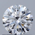 Diamante Naturale Taglio Brillante 0.66ct 3EX D IF - GIA - 5.53x5.56x3.45mm