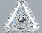 Diamante Naturale Taglio Triangular 0.37ct EX/EX D FL - GIA - 4.8x5.31x2.3mm