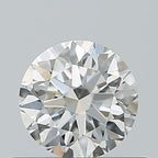 Diamante Naturale Taglio Brillante 0.5ct 3EX F VVS1 - IGI - 5.0x5.04x3.15mm