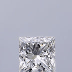 Diamante Naturale Taglio Princess 0.53ct EX/VG F VVS1 - GIA - 4.41x4.36x3.21mm