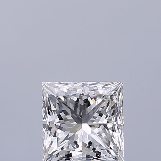 Diamante Naturale Taglio Princess 0.53ct EX/VG F VVS1 - GIA - 4.41x4.36x3.21mm