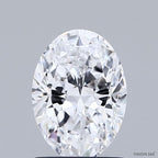 Diamante Naturale Taglio Ovale 1.01ct G/EX D VS1 - GIA - 7.84x5.66x3.57mm