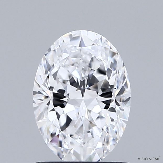 Diamante Naturale Taglio Ovale 1.01ct G/EX D VS1 - GIA - 7.84x5.66x3.57mm