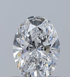 Diamante Naturale Taglio Ovale 0.5ct EX/VG D VS1 - GIA - 6.28x4.51x2.81mm