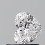 Diamante Naturale Taglio Cuore 0.6ct EX/EX D VVS1 - GIA - 4.95x5.86x3.39mm