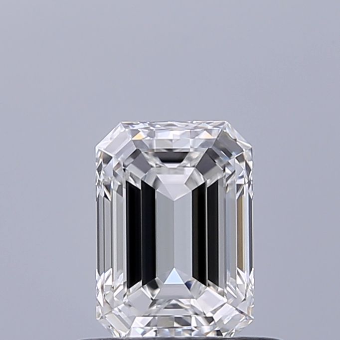 Diamante Naturale Taglio Smeraldo 0.59ct VG/EX E VVS2 - GIA - 5.67x4.0x2.69mm