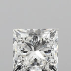 Diamante Naturale Taglio Princess 0.61ct EX/EX F VVS2 - IGI - 4.53x4.52x3.28mm
