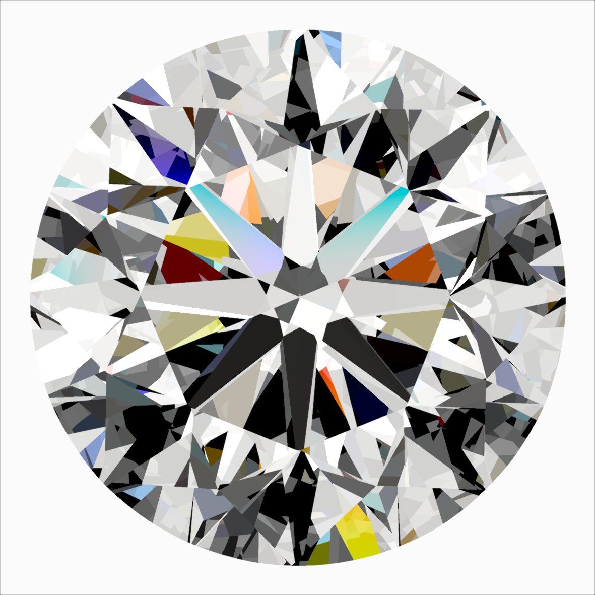 Diamante Taglio Brillante 0.3ct VG/EX/EX G VVS2 - IGI - 4.18x4.23x2.68mm