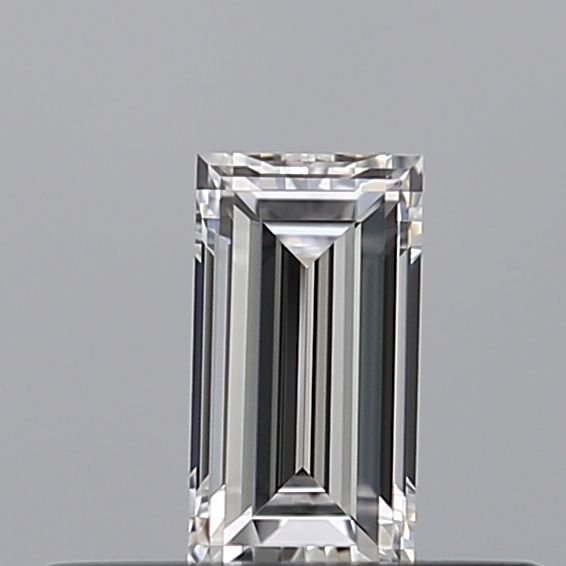 Diamante Naturale Taglio Baguette 0.26ct EX/EX D VVS2 - GIA - 4.97x2.62x1.93mm