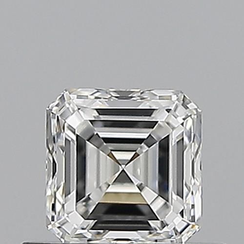 Diamante Naturale Taglio Asscher 0.5ct VG/EX G VVS1 - GIA - 4.33x4.25x2.93mm