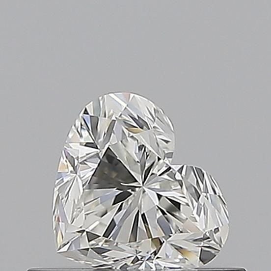 Diamante Naturale Taglio Cuore 0.5ct VG/VG H IF - GIA - 4.64x5.41x3.45mm