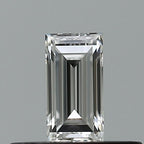 Diamante Naturale Taglio Baguette 0.25ct VG/EX E VVS2 - GIA - 5.03x2.59x1.91mm