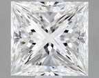 Diamante Naturale Taglio Princess 0.9ct VG/VG G VVS2 - GIA - 5.53x5.32x3.94mm