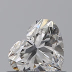 Diamante Naturale Taglio Cuore 0.44ct VG/EX E VVS1 - GIA - 4.52x5.27x3.19mm