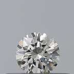 Diamante Naturale Taglio Brillante 0.19ct 3EX G IF - IGI - 3.67x3.7x2.28mm