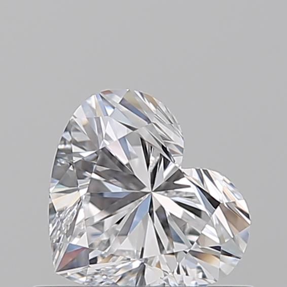 Diamante Naturale Taglio Cuore 0.53ct VG/EX D VVS1 - GIA - 4.88x5.69x3.39mm