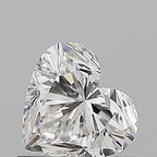 Diamante Naturale Taglio Cuore 0.6ct VG/VG F VVS2 - GIA - 5.14x5.69x3.58mm