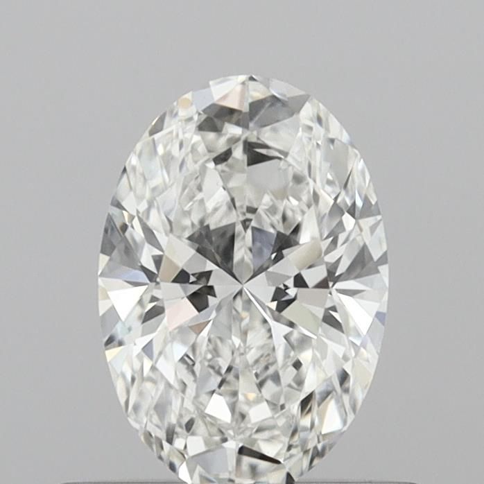 Diamante Naturale Taglio Ovale 0.51ct EX/EX F VVS1 - IGI - 6.51x4.48x2.81mm