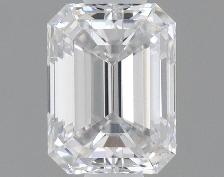 Diamante Naturale Taglio Smeraldo 0.4ct EX/VG D IF - GIA - 4.8x3.61x2.72mm