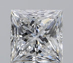 Diamante Naturale Taglio Princess 1.3ct EX/VG E VS2 - GIA - 5.95x5.77x4.38mm
