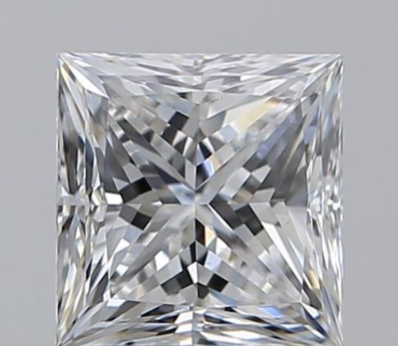 Diamante Naturale Taglio Princess 1.3ct EX/VG E VS2 - GIA - 5.95x5.77x4.38mm